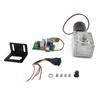 DC12V Geared Motor Turbo Worm Speed Reduction Machinery Accessories with 8mm Shaft