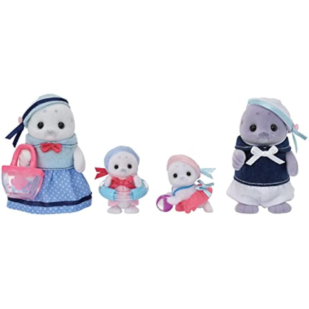 Epoch (EPOCH) Sylvanian Families Doll [Seal Family] FS-51 ST Mark Certified Toy Doll House for 3 ...