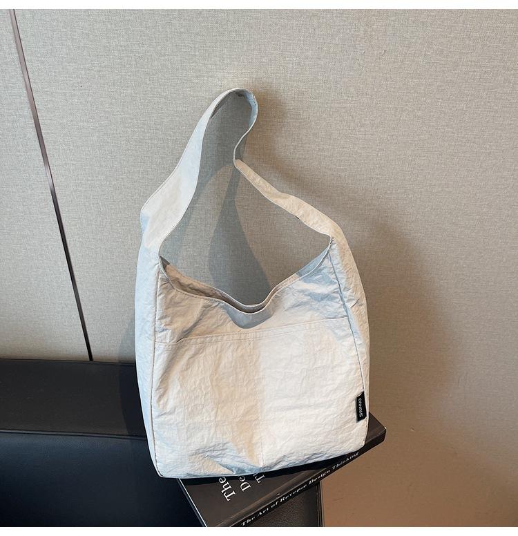 

Canvas bag women s bag summer new simple large-capacity shoulder bag niche design tote bag