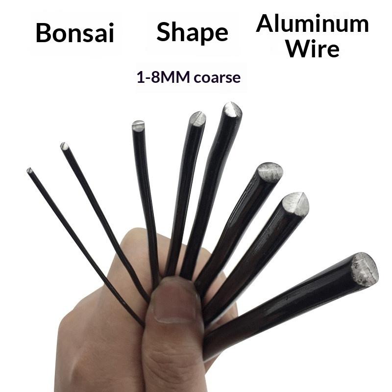 1/2Pcs Garden Plant Support Aluminum Wire Bonsai Training Wire For Diy Bonsai Craft Climbing Vine Tree Shaping Gardening Tool