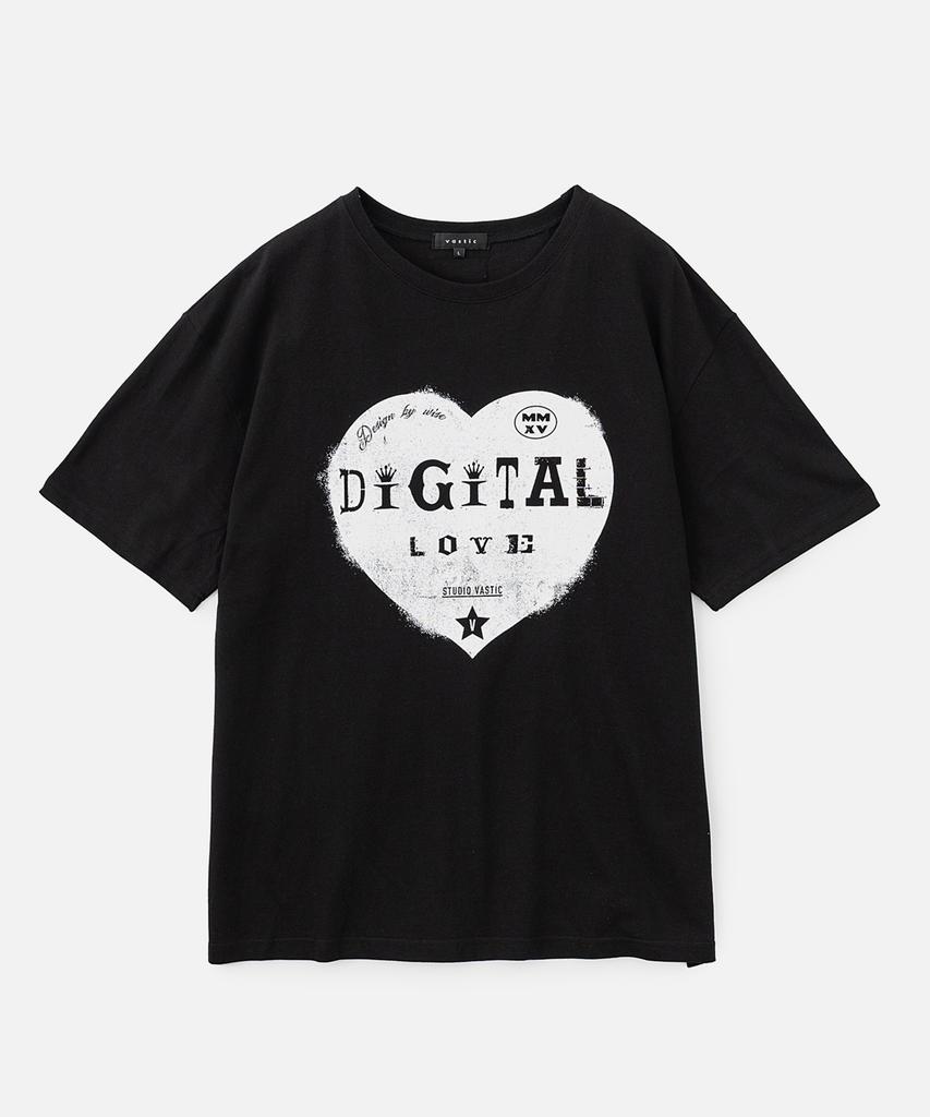 VASTIC Digital Love_T-Shirt_Black