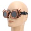 ABS Industrial Vintage Spiked Steampunk Unique Goggles Cycling Glasses Double Layer Windproof Sunglasses