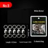 304 Stainless Steel Figure-Eight High-Speed Fishing Swivel Connector with Pin A53