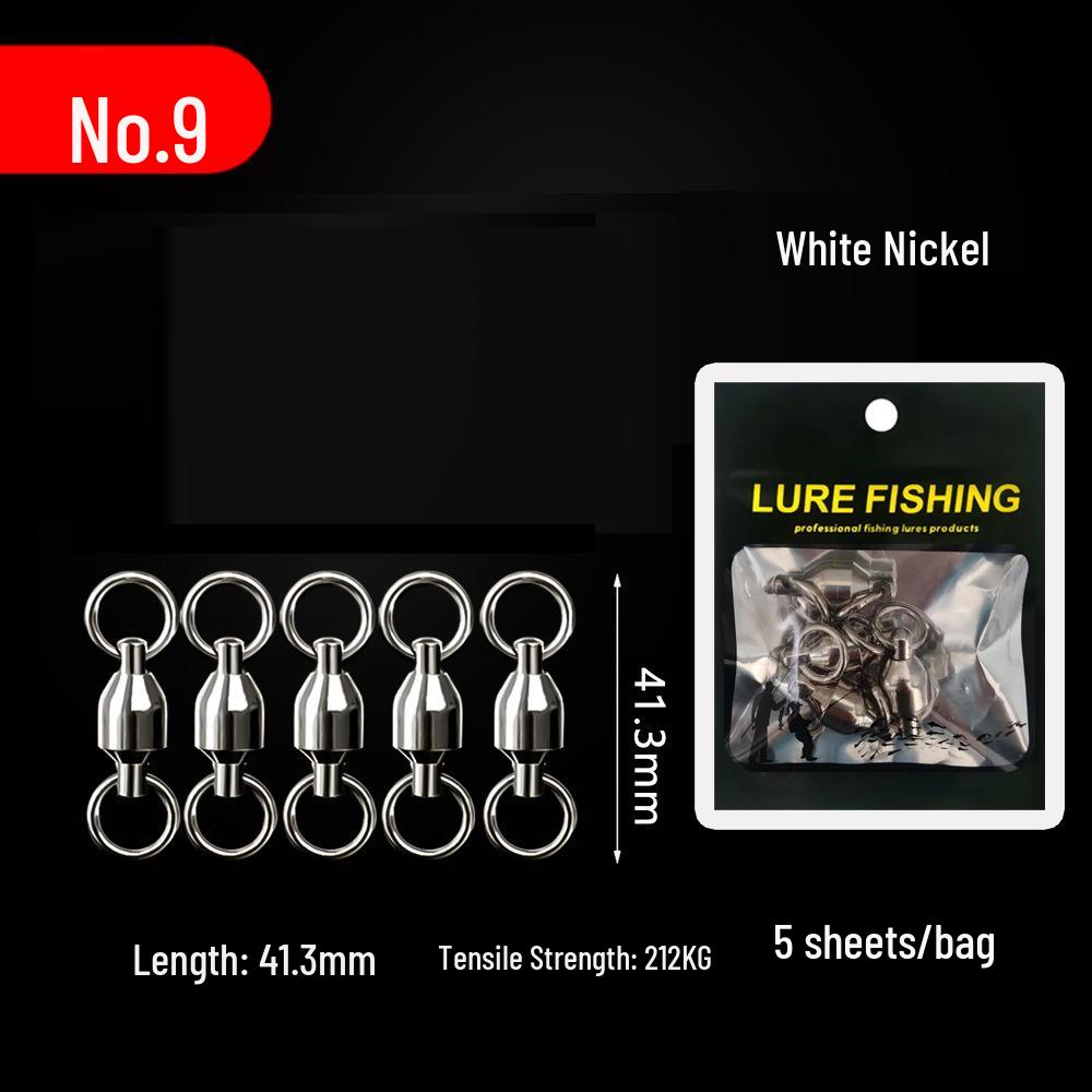 304 Stainless Steel Figure-Eight High-Speed Fishing Swivel Connector with Pin A53