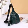 New fashion breast bag, shoulder messenger bag, sports bag with pendant, change bag, letter bag, one piece.