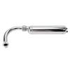 Exhaust Muffler Pipe Motorized Bicycle Engine Muffle Tailpipe Exhaust Pipe for 49‑80cc 2 Stroke Bike