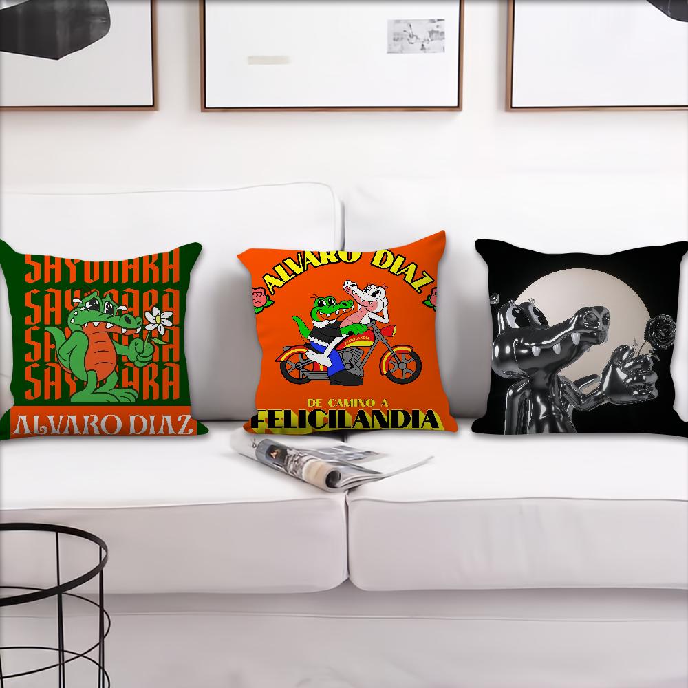 Singer A-Alvaro Diaz Cushion Cover Comfortable Soft Pillow Case for Sofa Living Room Home Office Decor and Protective Covers