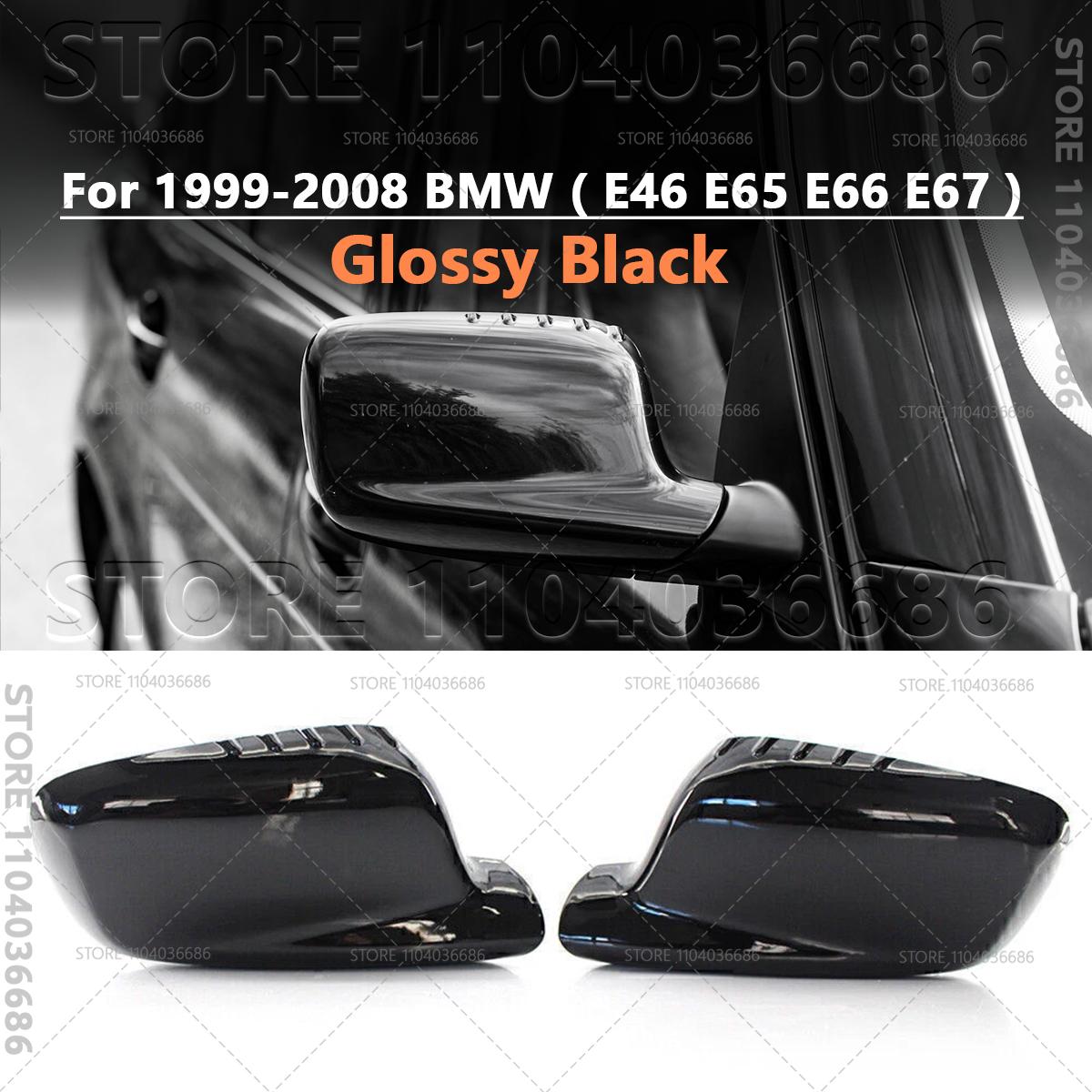 

For 1999-2008 BMW E65 E66 E67 E46 Coupe E46 Cabrio 1Pair Car Rearview Mirror Covers Trim Caps 51167074235 51167074236