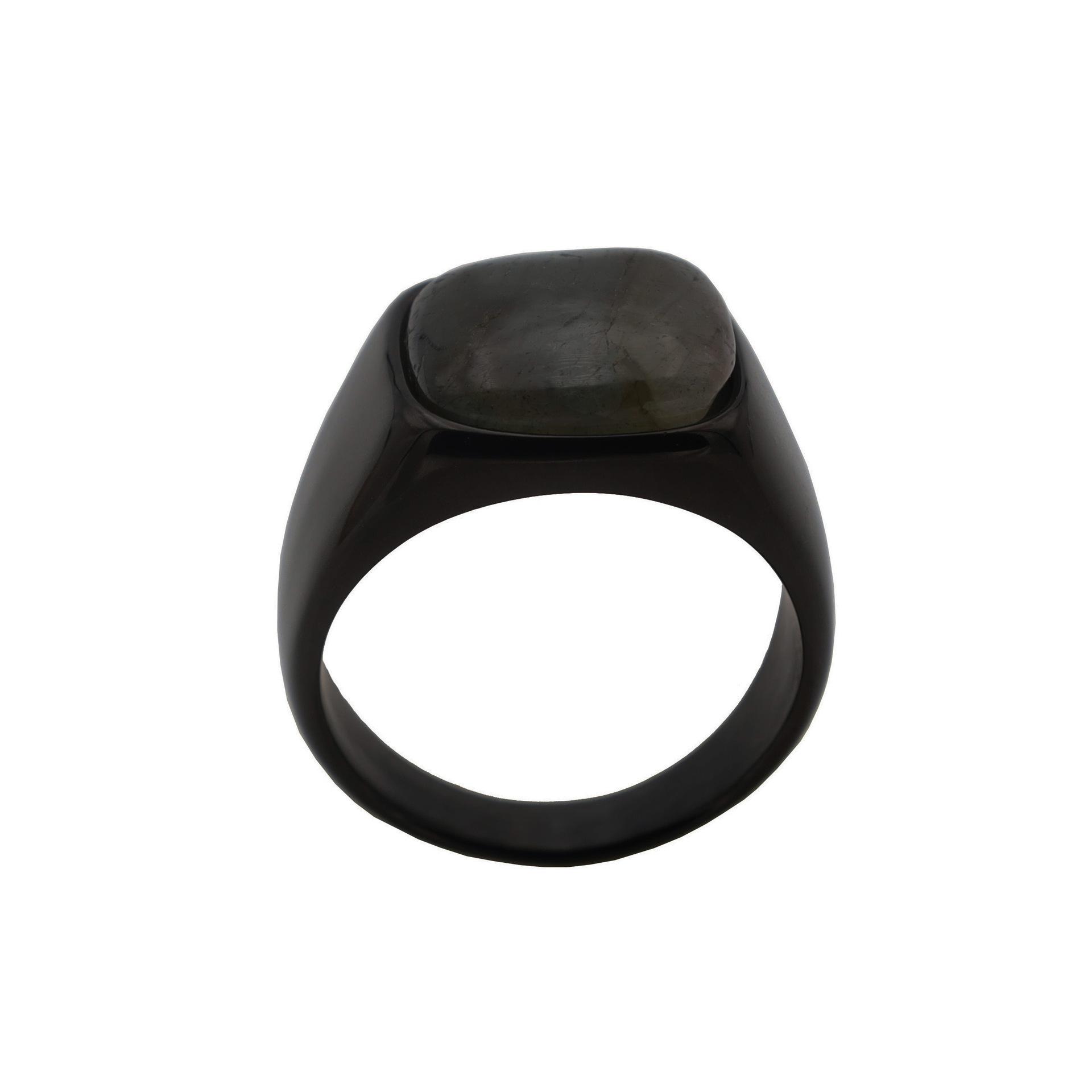 

Accessories French Fashion Light Luxury Simple Multi-Color Gemstone Titanium Steel Ring Personalized Niche 18K Gold Jewelry
