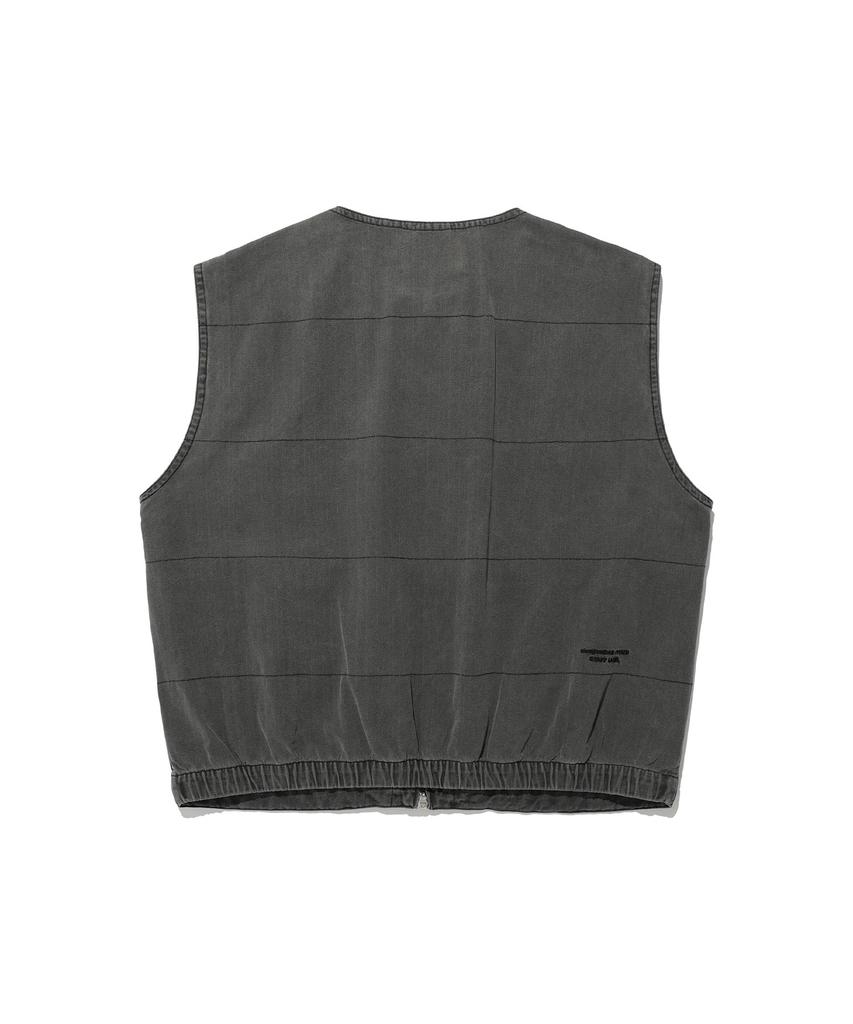Niceghostclub Ffats Garments Dyed Vest_Black(Ng2Esub990A)