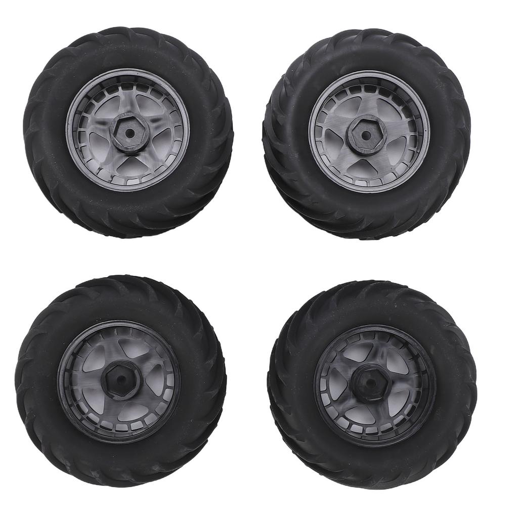 4pcs 90mm RC Paddle Buggy Tires Snow Sand Rubber Tires Wheels for 1 14 1 16 Scale RC Crawler Truck Upgrades