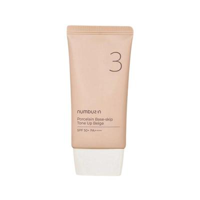 Podkład do cery porcelanowej nr 3-Pomiń Upiększanie-Beżowy 50ml (SPF50+ PA++++)
