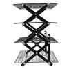 4 Tier Cooling Rack for Baking Iron Folding Wire Cooking Drying Rack for Pizza Cake Bread