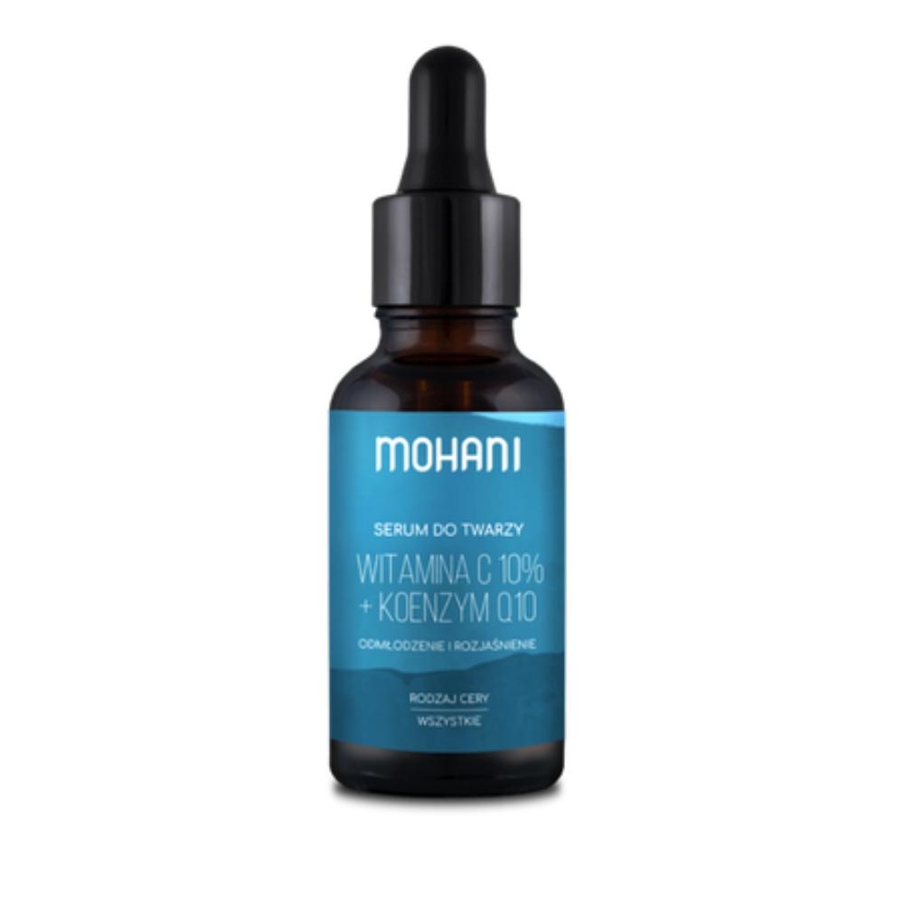 

MOHANI Odmładzająco-rozjaśniające serum do twarzy z wit. C 10% i koenzymem Q10, 30 ml