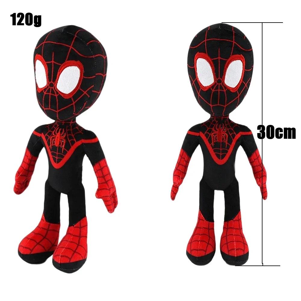 30cm Marvel Spider-Man Plüschtier Film Avengers Animierter Cartoon Charakter Umweltfreundliche PP-Baumwolle Gefüllt Kawaii Niedliche Plüschpuppe
