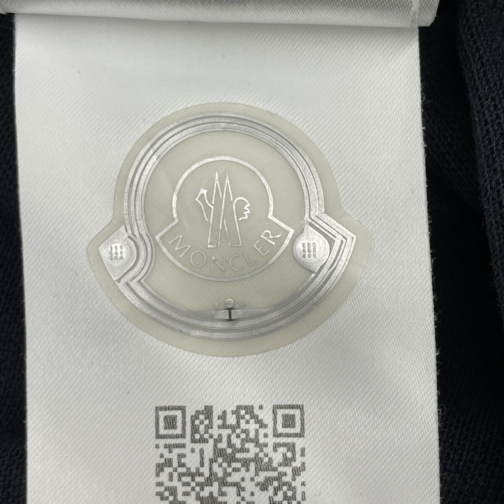 MONCLER MAGLIA POLO MANICA CORTA polo shirt tops XL NavyUsed