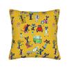 Petes  the Cat  Square Pillow Cases Cartoon  Cushion Cover Novelty Zippered Decorative Pillowcase for Bed X