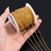 1Meter Stainless Steel Double Loop Link Chain Round 8 Shape 2mm Necklace Chain DIY Handmade Bracelet Material Jewelry Findings