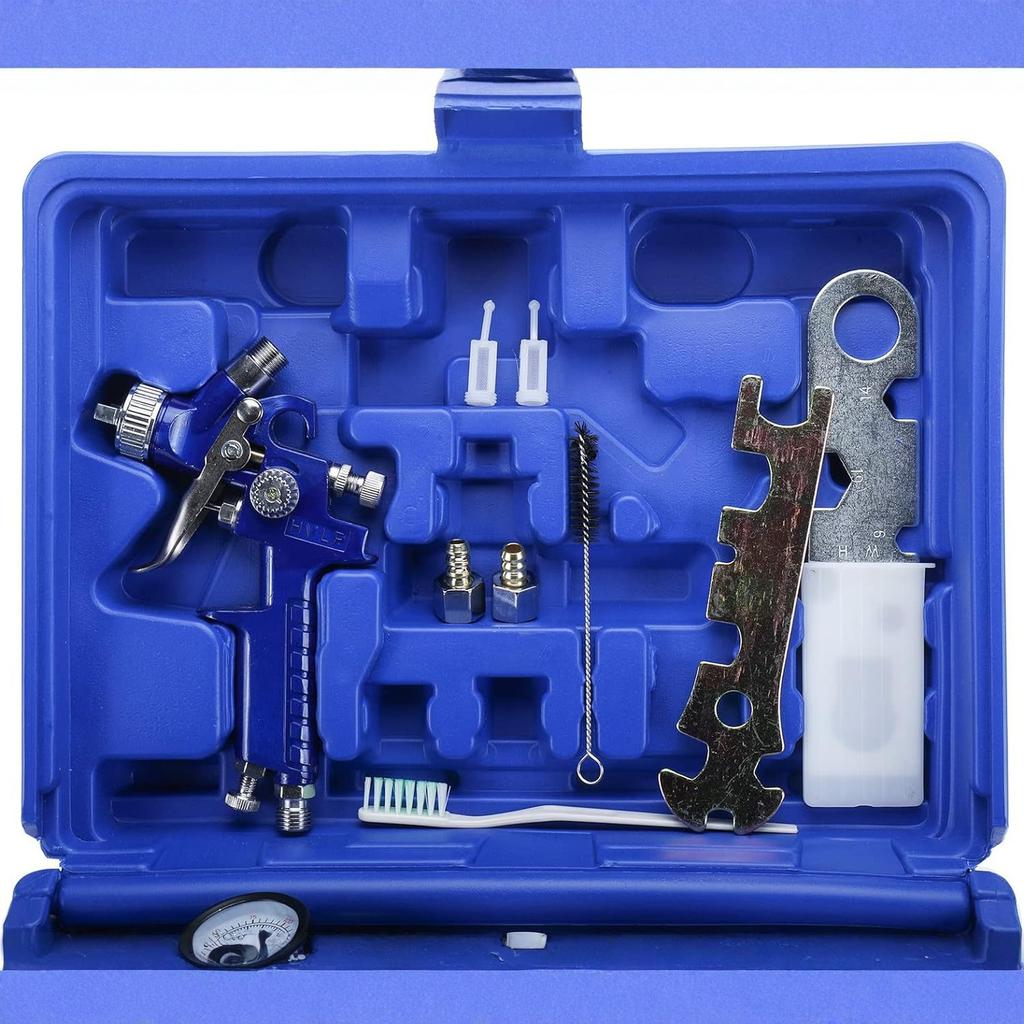 HVLP   Spray  Set Sprayer Paint  0.8mm 150ml 1.4mm 600ml Automotive Paint For Furniture Car Fence Model Making