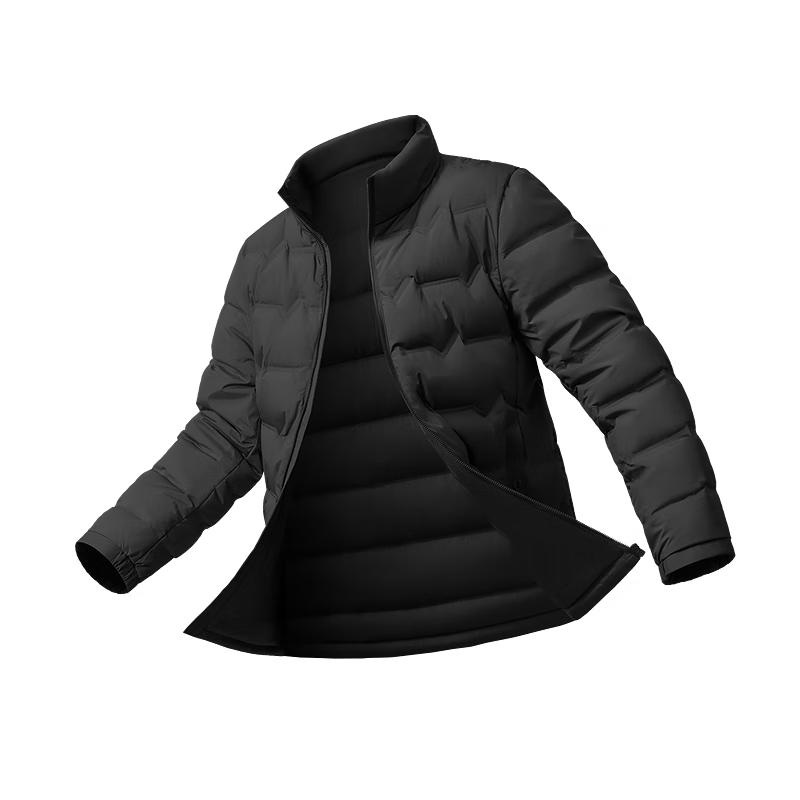 Men s Quilted Stand Collar 90% Duck Down Jacket 175/96A