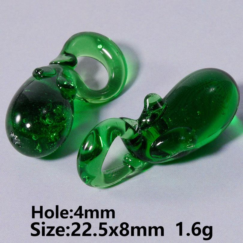 

10pcs/Lot Colorful Fruit Pendant/Charm For Jewelry Making Bracelets Earrings Anklets Diy Charms Grapefruit Peach Glass Materials