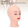 PVC Bald Mannequin Head with Makeup Wig Hat Display Model Head Mannequin Head for Practicing Massage Hairdressing Displaying Wigs