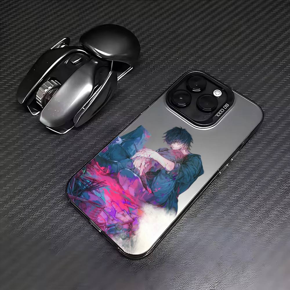 

BL T-Towa S-Медленный урон Чехол для телефона Для iPhone17,16,15,14,13,12,11 Plus,Pro Max Цветной Серебряное покрытие Внутренняя крышка iPhone14Pro