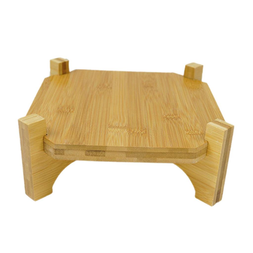 Drink Dispenser Holder, Wooden Base, Wear-Resistant, Home Potted Storage Rack for Table, Bathroom,