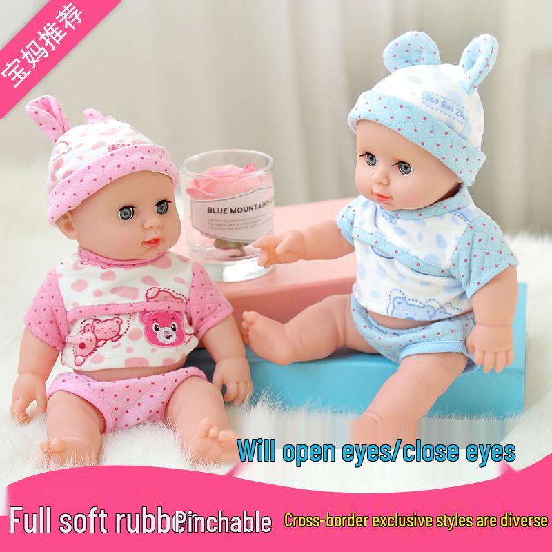 12-Inch White Fashion Doll - Dress-Up, Stuffed Toy for Girls, Playhouse & Reborn Doll