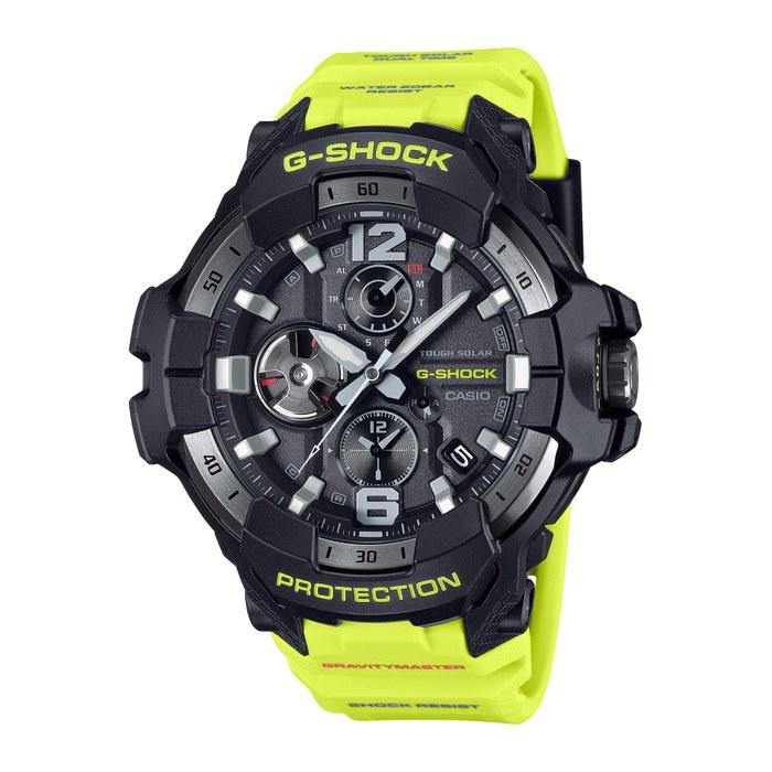 [Casio] G-Shock Gravity Master GR-B300RY-1A9JF — Bluetooth, Tough Solar, Yellow/Black