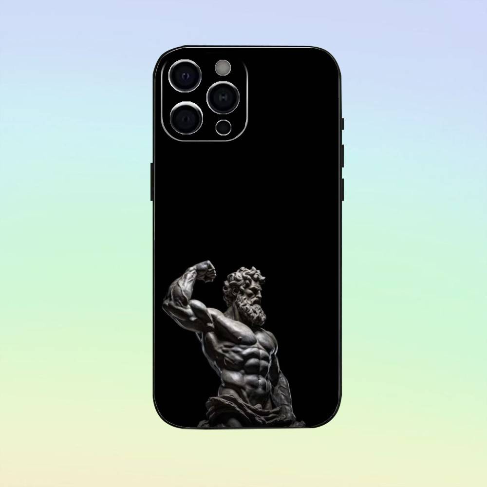 Bodybuilding Gym Fitness Phone Case   For iPhone17,16,15,14,13,12,11 Plus,Pro Max Soft Black Cover