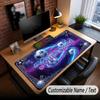 Soccer Theme Custom Mouse Pad Personalized With Name Text Customized Desk Mat For Office Home Decor