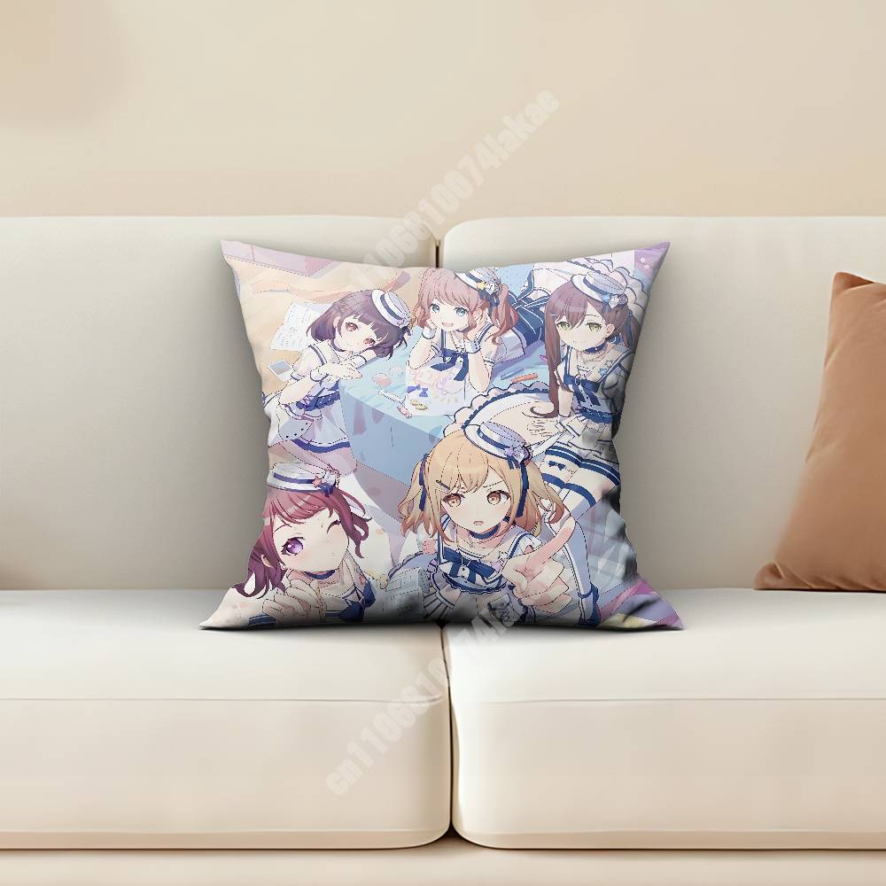 Bandori Tae Hanazono STARK Pillow Cover Sofa Couch Cushion Case Home Living Room Decoration