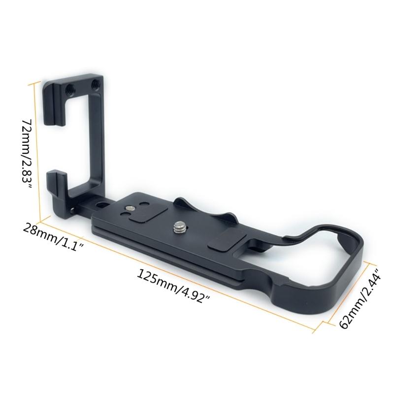 Camera Vertical Clapper L-shaped Bracket Aluminum Alloy Quick Release Plate for R10 DSLR Camera Stabilizer