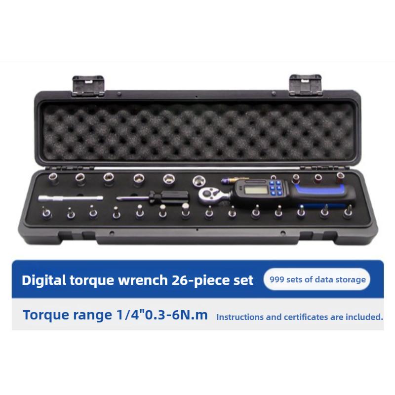 Portable Digital Display Torque Wrench High Precision Electronic Spanner Adjustable Automobile Repair Power Tool