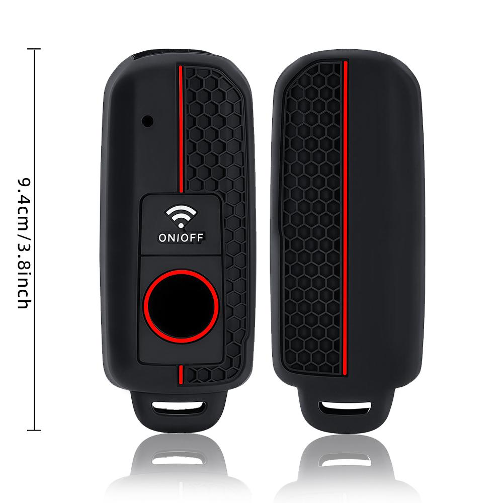 Silicone Key Case Cover for Yamaha TMAX 530 DX SX Motorcycle 2017/2018 Motorcycle Smart Keyring Key Bag Fob Protect Shell