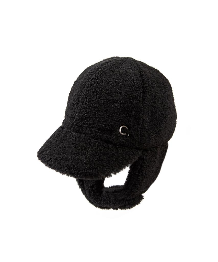 CLOVE [24Fw Clove] Teddy Hat_Women (Black)