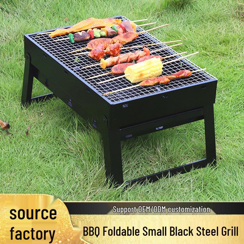 

Портативный складной угольный гриль для кемпинга на открытом воздухе Please order from 1000 pieces