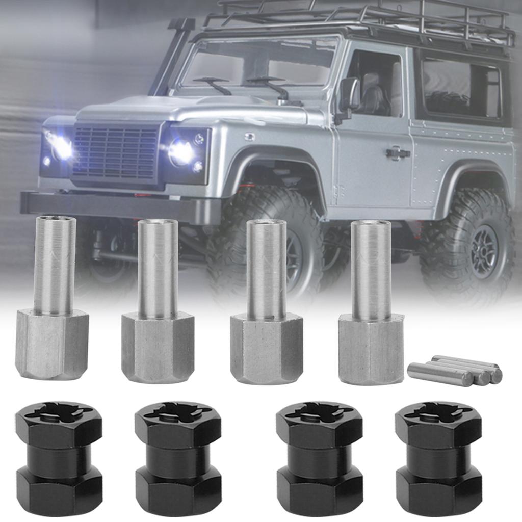 RC Extension Wheel Hex Hub Driver Adapter Fit for D90 AX10 CC01 SCX10 F350