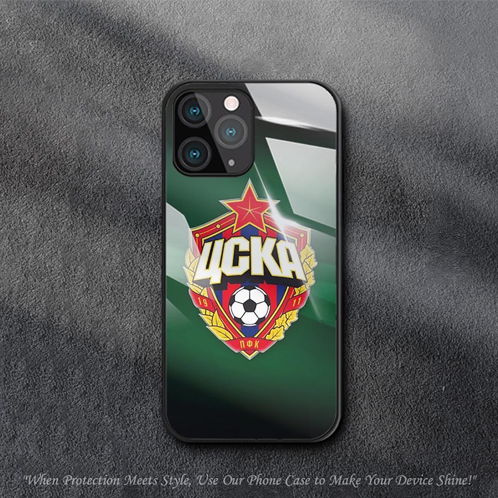 Russian Football PFC CSKA Moscow Case For iPhone Samsung Galaxy Redmi Note S 17 16 15 14 13 20 24 25 54 Pro Max Ultra Fe Air Tempered Glass Cover