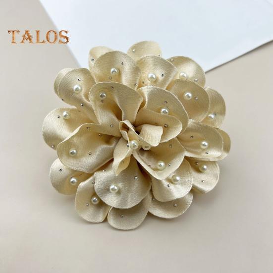 Brosche für Frauen, Blumenform, Strass, Kunstperle, rutschfest, für Tasche, Mantel, Kragen, Hut, Schal, Dekoration, Kleidungsnadel, Party, Abschlussball, Kleidungsstück, Schmuck