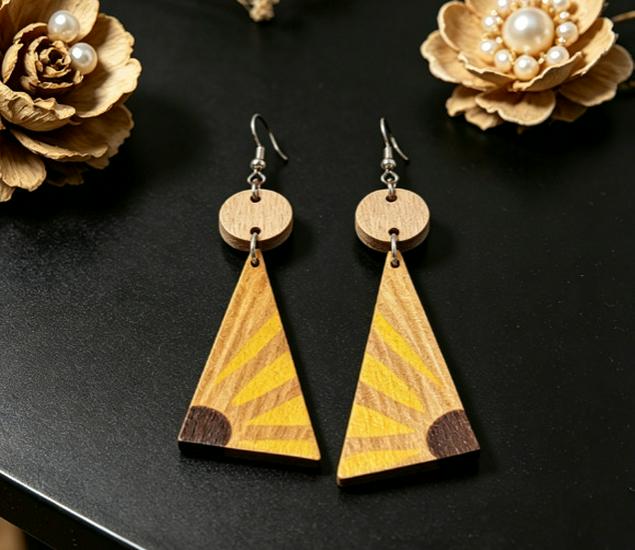 Korean-Style Irregular Design Retro Earrings - Trendy, High-End Niche Ear Accessories