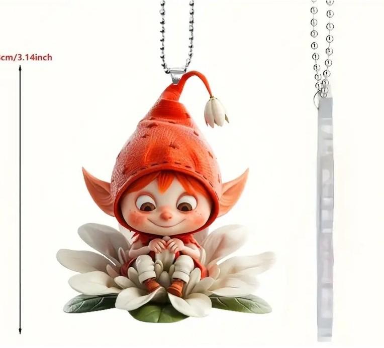 Design Cartoon Fun Acrylic Car Interior Ornament For Home And Decoration Bag