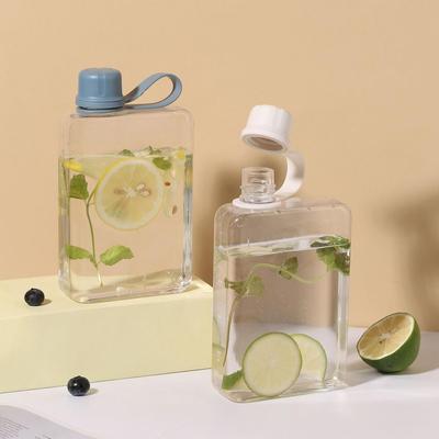 Pocket Water Bottle 500ml Flat Drink Cup Water Bottle Summer Water Flask Sports Water Bottle Summer Water Flask for Hiking