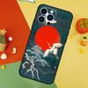 Japanese Style Art Japan Phone Case For iPhone 17 Pro Max16 15 14 13 11 12 Pro Max Plus 12 13 Mini 16e 17 Air Cover
