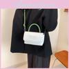 Trendy High-quality Small Square Shoulder Bag For Women In Elegant Black Green Pink And Khaki Colors