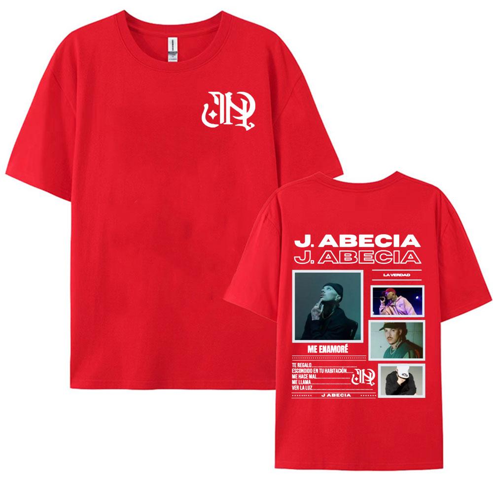 

Rapper J Abecia La Verdad Album Tour Graphic Tshirt Mens Clothing Fashion Hip Hop Music T Shirts Oversized 100 Cotton T Shirt S
