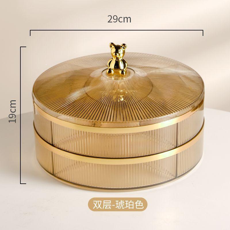 Plastic Dried Fruit Box Candy Box Fruit Plate Snack Plate Refreshment Tray Food Storage Box Cake Plates Storage Bins Organizer