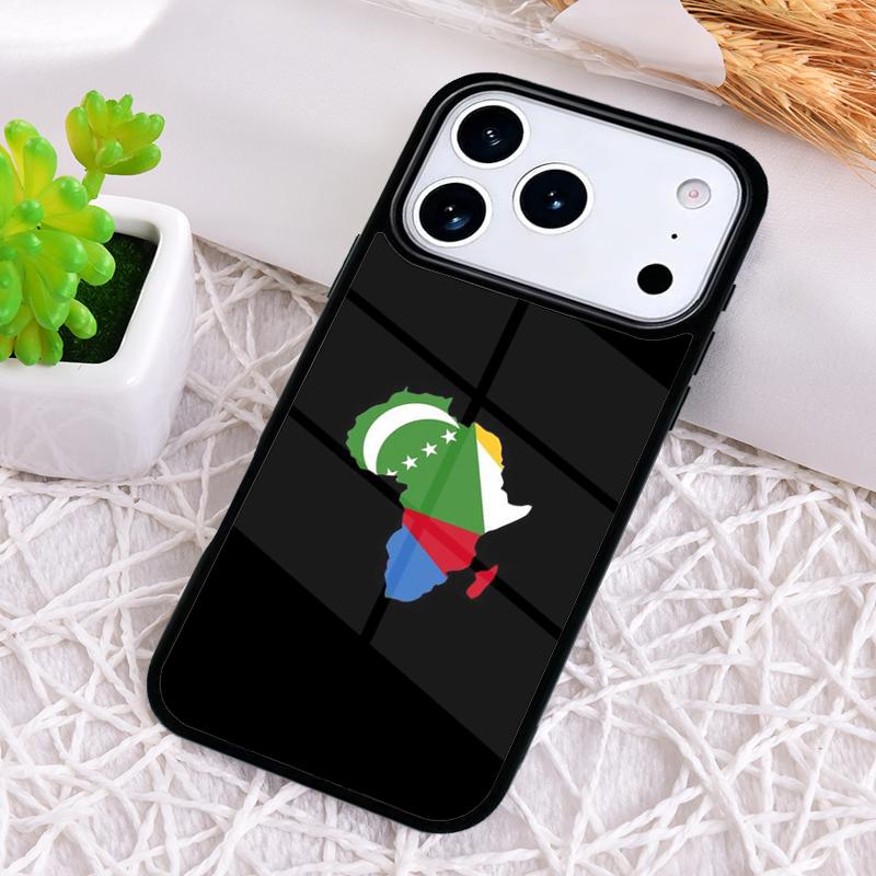 

Comoros Flag Phone Case for iPhone 17 Air 16 15 11 12 14 13 Pro Max Shockproof Cover iPhone 16e