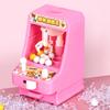 Mini Claw Machine Toy with 6 Balls Fine Motor Skills Portable Small Ball Catching Game Machine with Storage Drawer Toddlers Boys Girls Gift